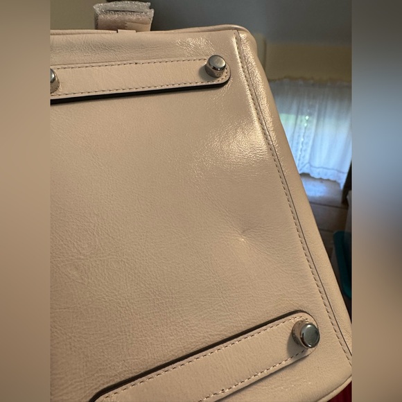 New With Tags- Coach Cube Rogue in White Patent Leather - Picture 7 of 14